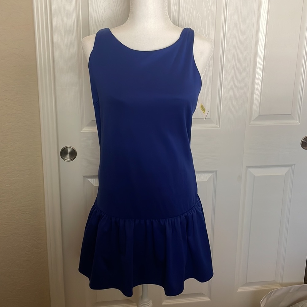 Drop Waist Peplum Dress